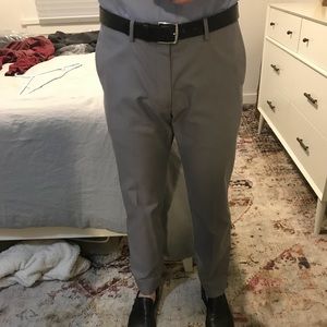 Banana Republic Grey Non-Iron Dress Pants